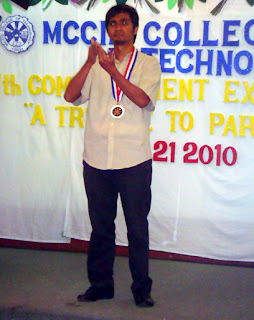 Aldrin gives his inspirational message.
