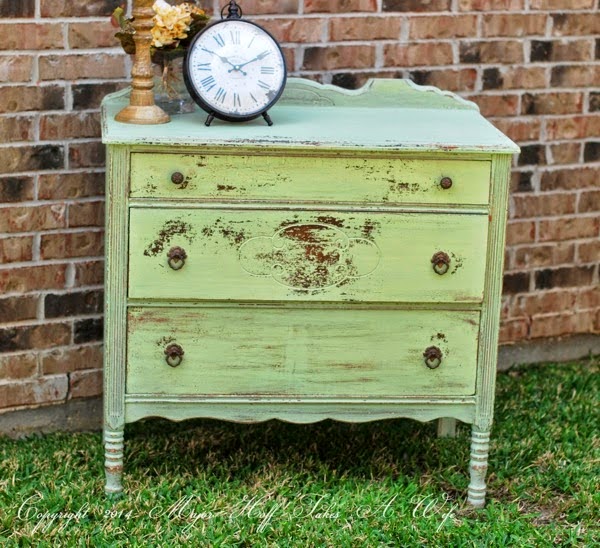 Miss Mustard Seed Luckett's Green on Antique Dresser.jpg Miss Mustard Seed Luckett s Green on Antique Dresser