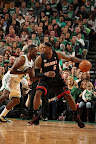 lebron james nba 130127 mia at bos 02 Closer Look at Nike LeBron X Black Suede PE by Nike Sportswear