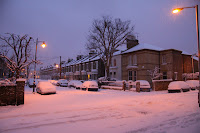 The morning snow