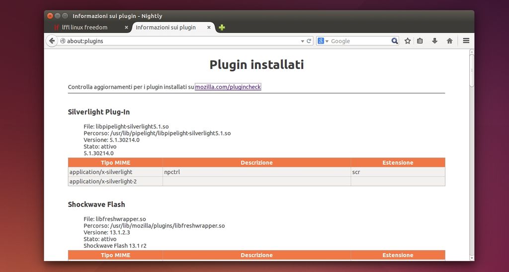 Pipelight - plugin Silverlight in Firefox su Linux