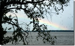 Rainbow at Enid Lake