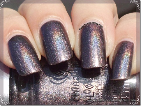 China Glaze HoloGlam Collection Galactic gray