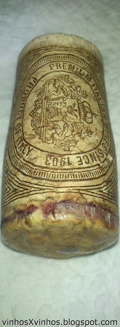Rolha sintética do vinho da itália