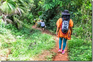 Início da trilha - Topes de Collantes Início da trilha - Topes de Collantes