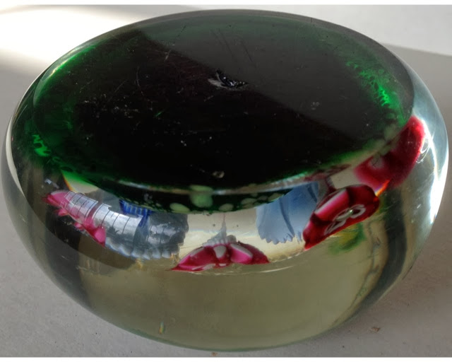 Stunning Large Antique Glass Paperweight eBay