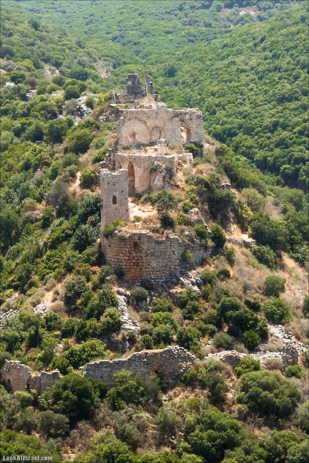 LookAtIsrael.com: Замок Монфорт (foto israel фото путешествия природа крепости и замки история галилея )