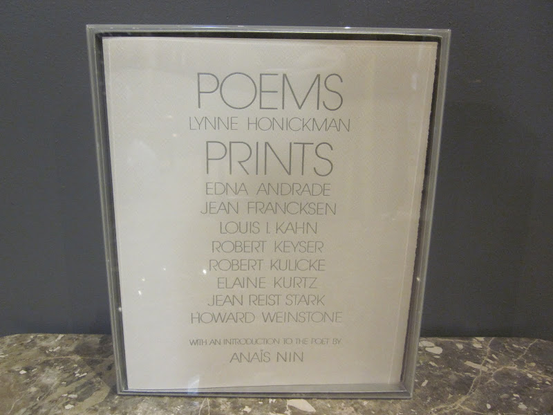 Honickman, Lynne. Poems 