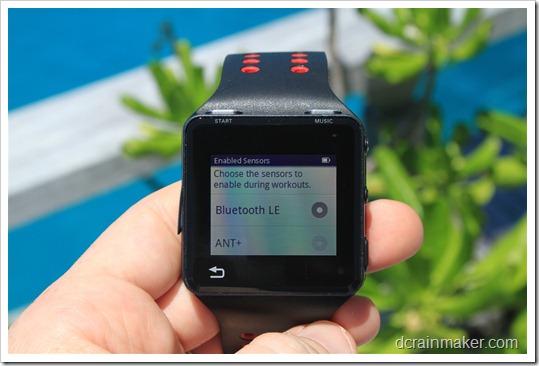 Motorola Motoactv BLE BTLE Bluetooth Smart or ANT choice