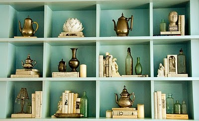 The color makes such a beautiful backdrop for white, gold and even green.