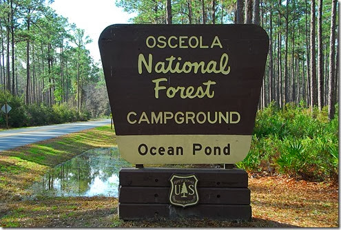 Ocean Pond Sign