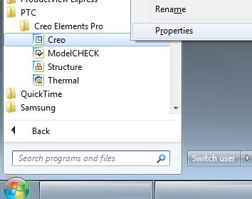 Pro-Engineer-Creo-Right-Click-Properties