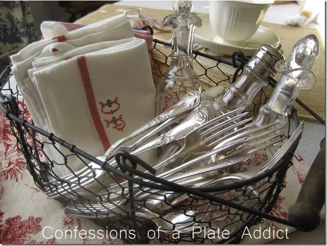 CONFESSIONS OF A PLATE ADDICT DIY Vintage French Linens