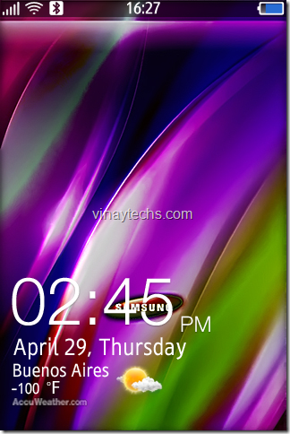 samsung wave themes M or Y