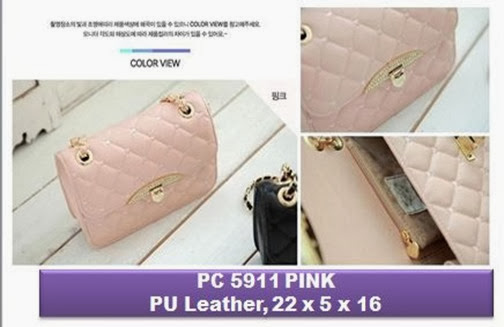 PC 5911 PINK (165.000) - PU Leather, 22 x 5 x 16