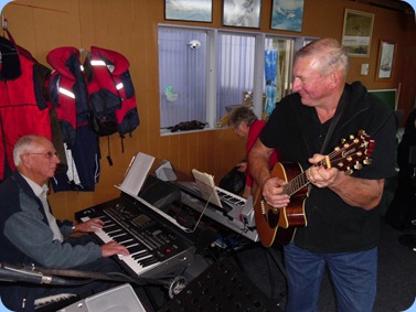 John Perkin on a Korg Pa3X accompanied by Kevin Johnston on guitar.