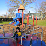 A beautiful December day - we had the playground to ourselves