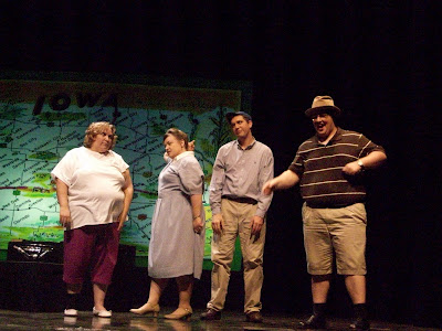 Cast from Left to Right:  Melanie Hawkins, Melody Lockard, Steven Lockard, Brett Pierson