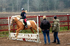 Game Over och Alma vid provridning november 2011