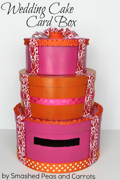 DIY Wedding cake card box