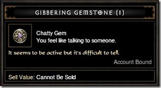 Gibbering Gemstone