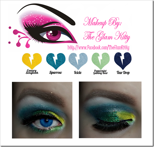 Colorful New Years Eve Makeup