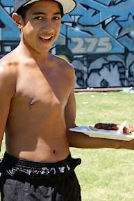 Fred serves up the goods!