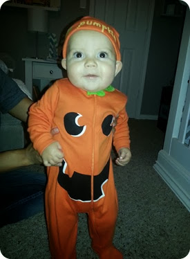 baby boy pumpkin outfit