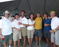 Verve Cup 2011 / Sunday awards ceremony mixed crews of the fleet from Turning Point, Vayu, Spanker, and Excalibur
