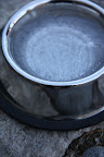 The water was frozen solid!