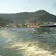 Setting off from Angra - you can see the ferry on the right that set off at the same time we did. We did not see it again.