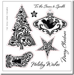 Holiday Wishes stamps Holiday Wishes stamps