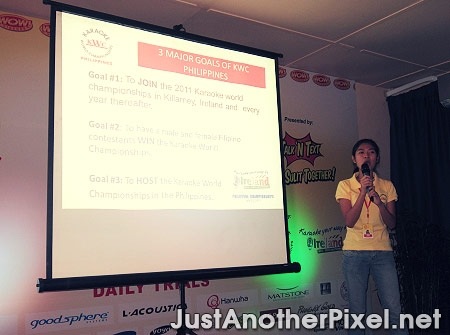 Jin telling us more about what the KWC Philippines goals are and the mechanics - JustAnotherPixel.net