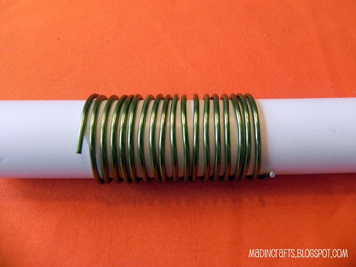 wrap the wire around a cylinder