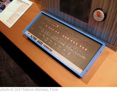 'Altair 8800' photo (c) 2007, Marcin Wichary - license: http://creativecommons.org/licenses/by/2.0/