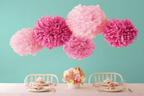 These Martha Stewart ready-made pom poms take minutes to hang and look so lush. (shop.marthastewart.com) These Martha Stewart ready-made pom poms take minutes to hang and look so lush. (shop.marthastewart.com)