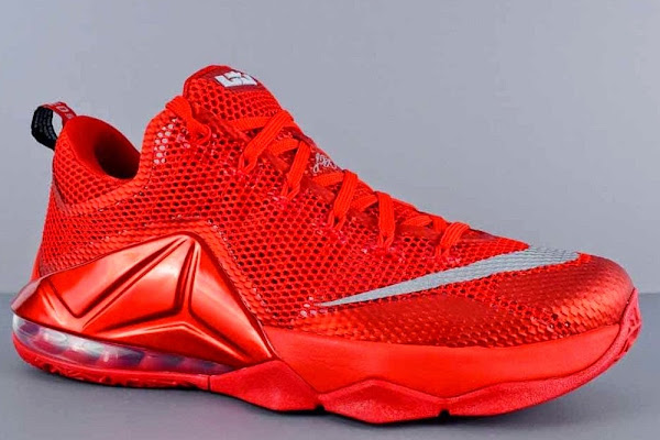 The All Red Nike LeBron 12 Low is Hitting More Stores