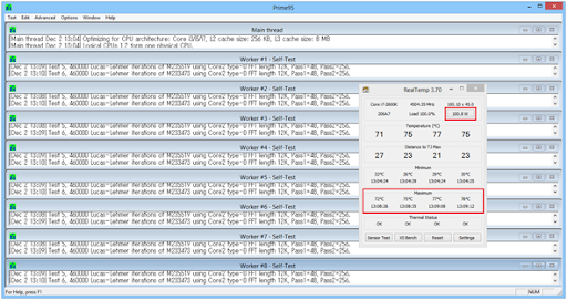 prime95 cpu stress test prime95 cpu stress test