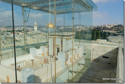 Temple model overlooking Temple Mount, tb010312511