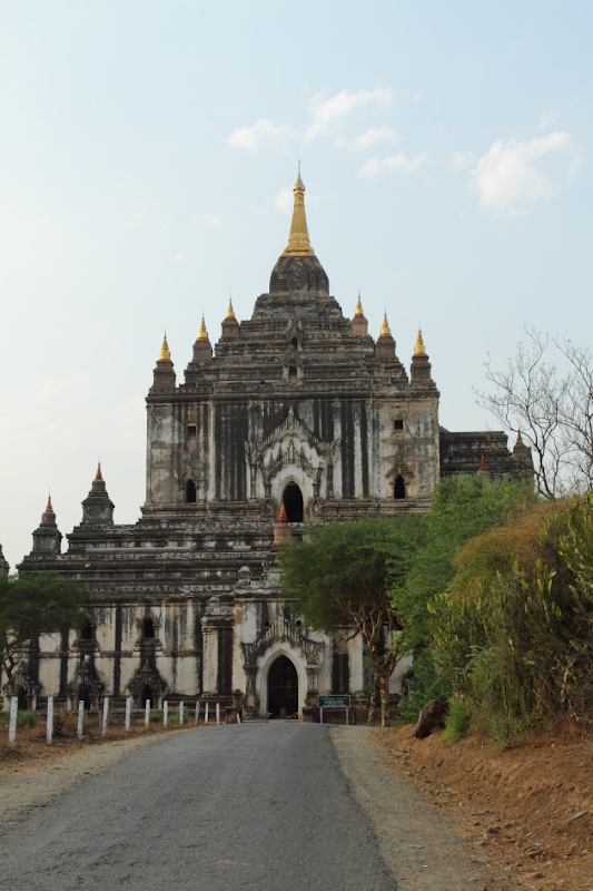 Thatbinyu Temple - the largest temple in Bagan, Burma