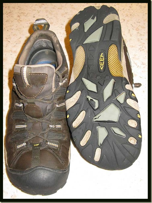 Keen Targhee 11 Walking Shoes after 650km Keen Targhee 11 Walking Shoes after 650km