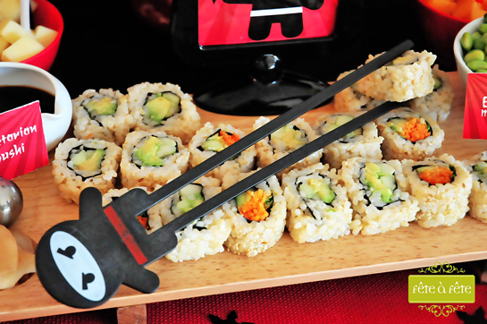veg-sushi---Ninja-Party-by-Fete3