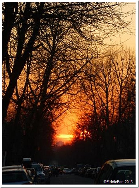 Ladbroke Grove Sunset.