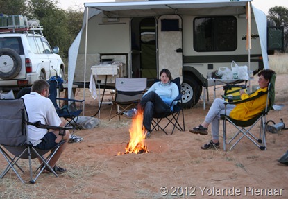 Jurgens Explorer Off-Road Caravan at Mabuasehube Off-Road Caravan at Matopi, Mabuasehube