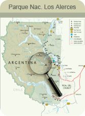 parque nacional los alerces mapa