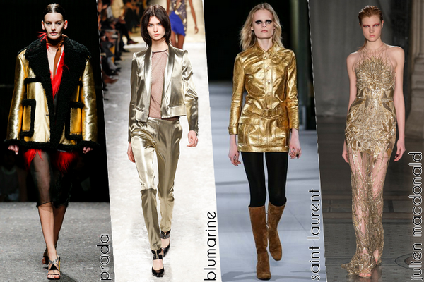 Tendencias otoño invierno 2014 02 dorado Tendencias otoño invierno 2014 02 dorado