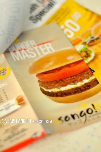 sango master burger fries maccha azuki conflake shake