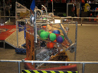 Our robot in the elimination rounds