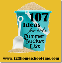 107 Kids Activities for Summer Bucket List 107 Kids Activities for Summer Bucket List