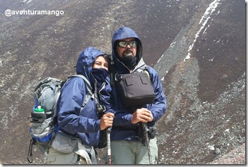 Pose para foto no frio Frio Anoraks